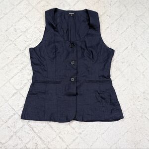 Madewell Navy Sleeveless Vest Top